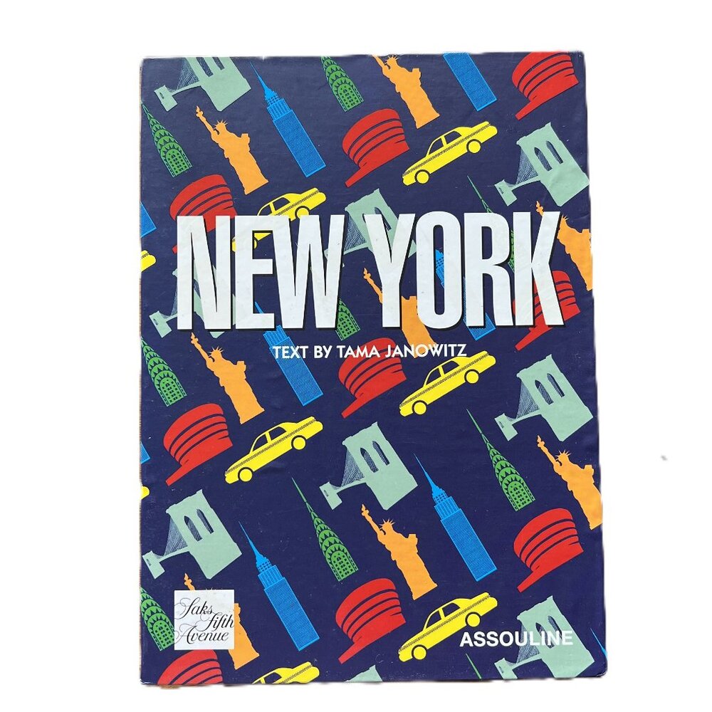New York by Tama Janowitz 2006 Saks 5th Avenue HC Assouline w/Slipcase